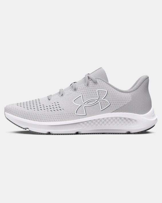 Women's UA Charged Pursuit 3 Big Logo Running Shoes in Gray image number 5